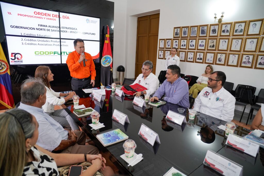 Gobernación e Ifinorte lanzan millonario fondo para créditos educativos y productivos en Norte de Santander