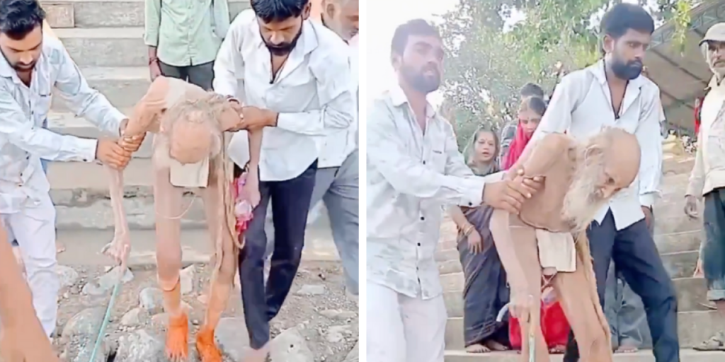 Hombre de 188 años es hallado en cueva india y su historia se vuelve viral en Internet
