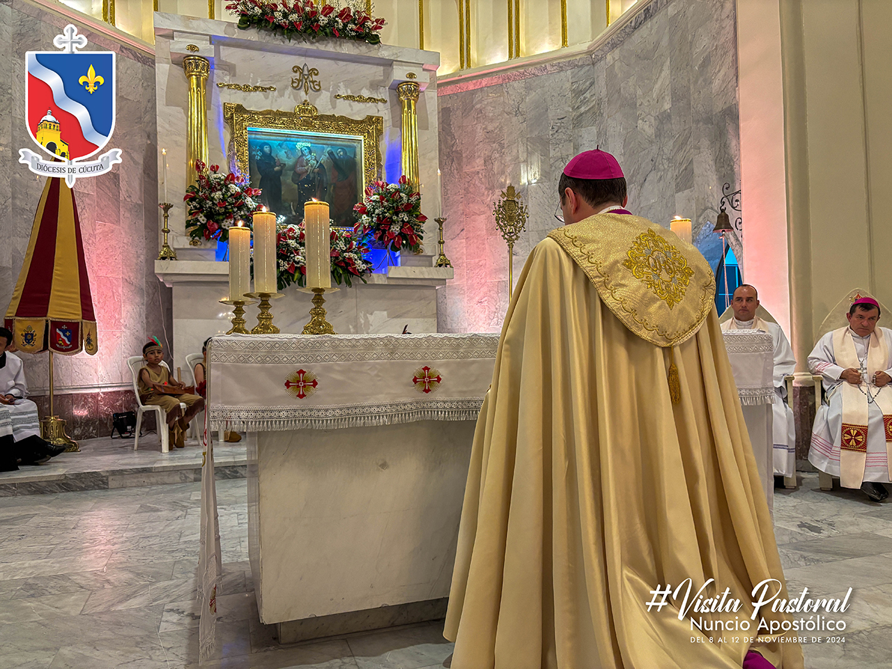 Cuarto día de la visita pastoral del Nuncio Apostólico, monseñor Paolo Rudelli, representante de Su Santidad el Papa Francisco, en Colombia, a la Diócesis de Cúcuta