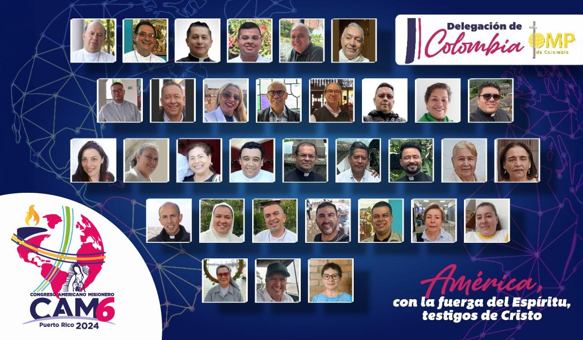 La Iglesia colombiana se prepara para el Sexto Congreso Americano Misionero (CAM6) en Puerto Rico