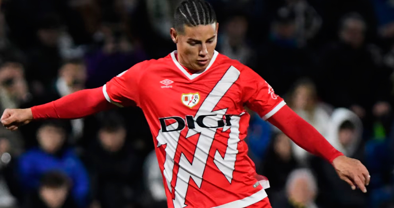 James Rodríguez corre contra el reloj para salir de Rayo Vallecano