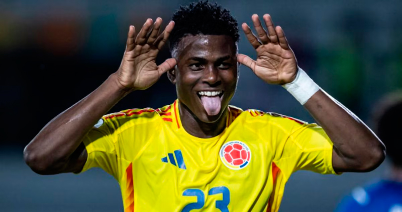 Neiser Villarreal fue el colombiano que terminó como un anotador sudamericano sub-20