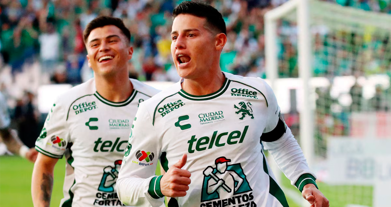 Defienden a James Rodríguez contra las duras críticas del club León de México