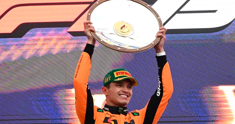 Lando Norris aumenta con la victoria en el Gran Premio de Australia de la F1
