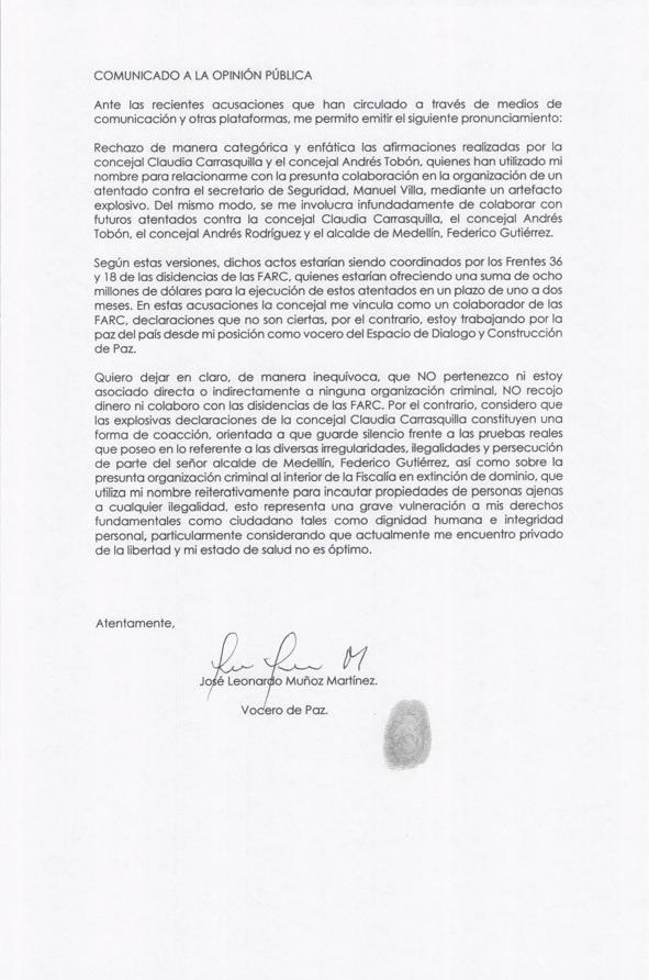 Siguen los ataques y las mentiras del gobierno de Fico: la persecución en contra de las mesas de paz en Medellín demuestra la realidad de su administración